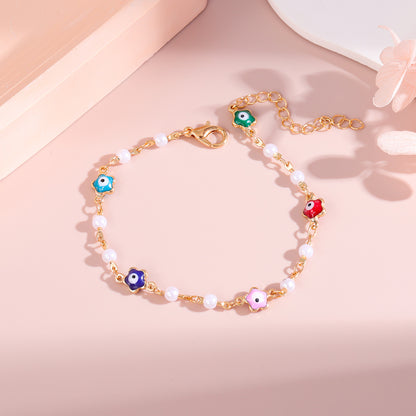 Colorful Charm Ankle Bracelet Acalora