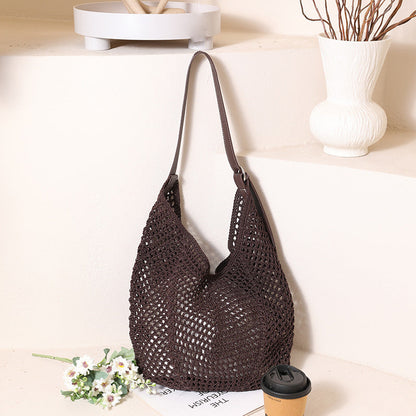 Women's Hand-knotted Shoulder Bag with Robust Design Karnz