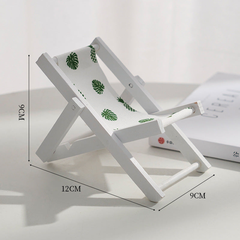 Miniature Beach Chair Figurine