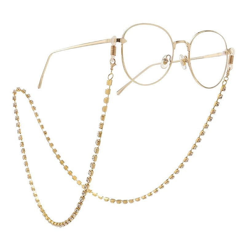 Sparkling Rhinestone Eyewear Chain Acalora