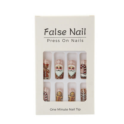 Christmas art nails with festive designs Acalora