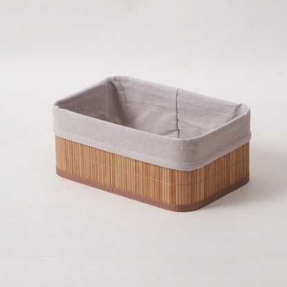 Storage baskets with decorative fabric insert Acalora