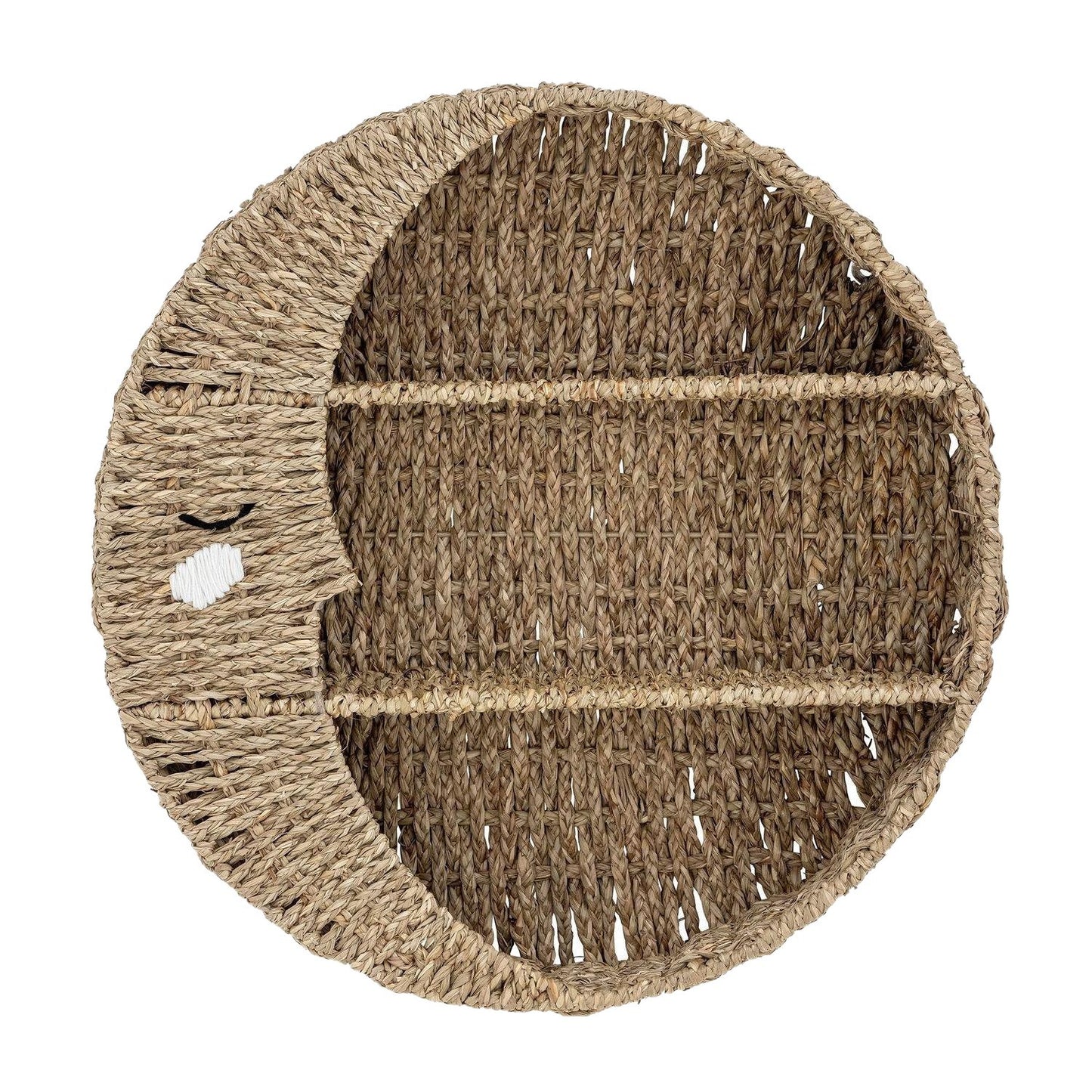 Decorative Wall Basket in Wave Pattern Acalora