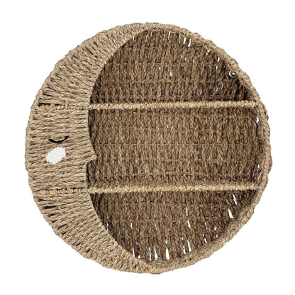 Decorative Wall Basket in Wave Pattern Acalora