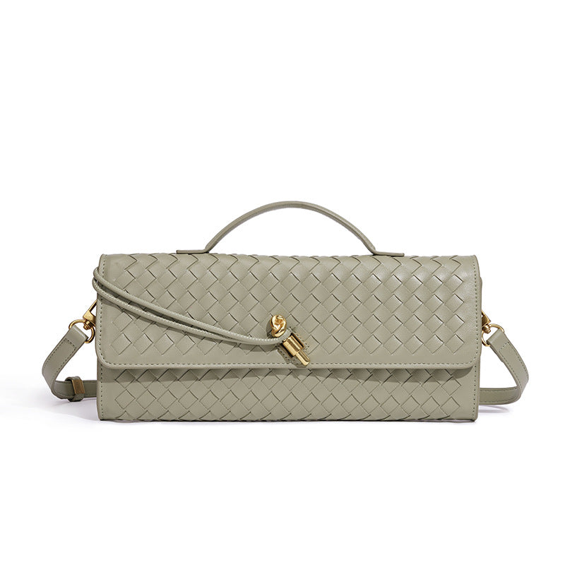 Textured Woven Clutch Purse Acalora