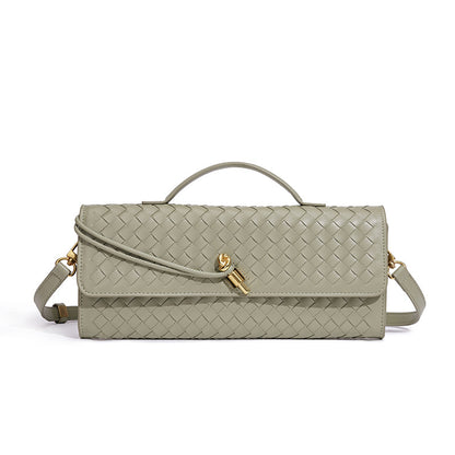 Textured Woven Clutch Purse Acalora