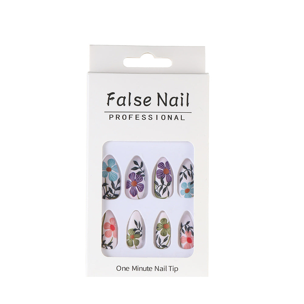 Artificial nails with floral accent Acalora