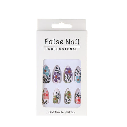 Artificial nails with floral accent Acalora