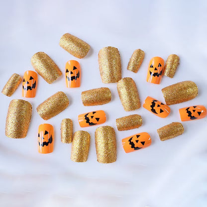 Art nail set with Halloween motif Acalora