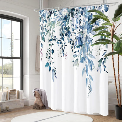 Floral Patterned Shower Curtain