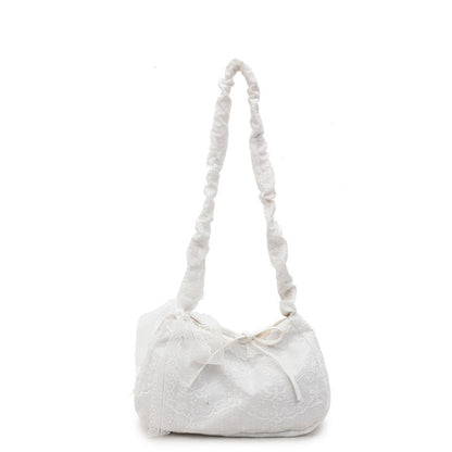 Vintage Lace Drawstring Bag Acalora