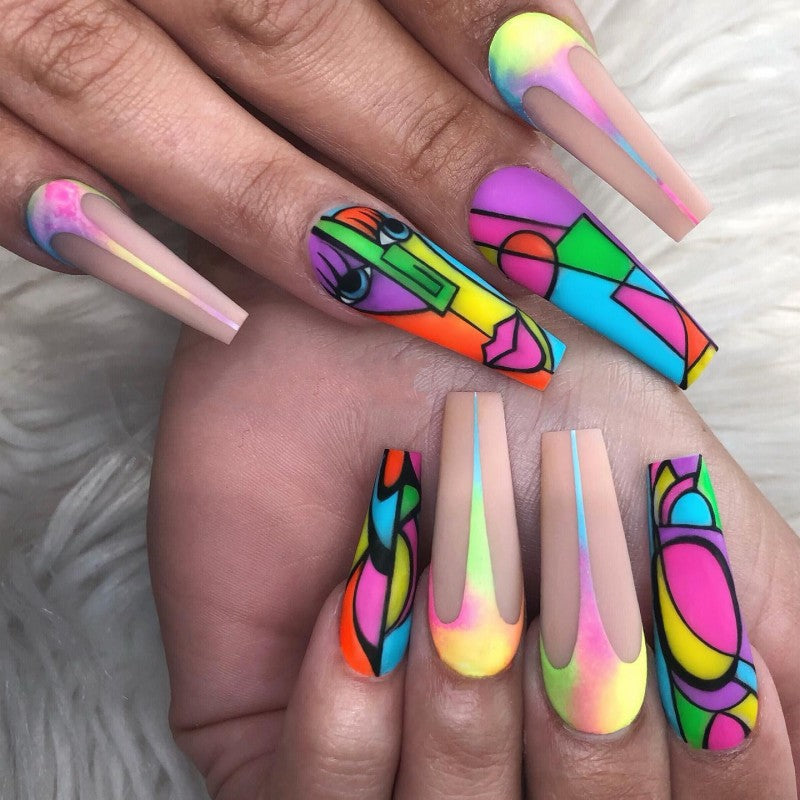 Creative artificial nails in playful design Acalora
