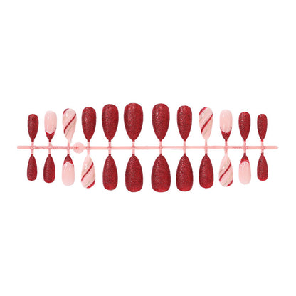 Elegant Glittering Press-On Nail Set Acalora