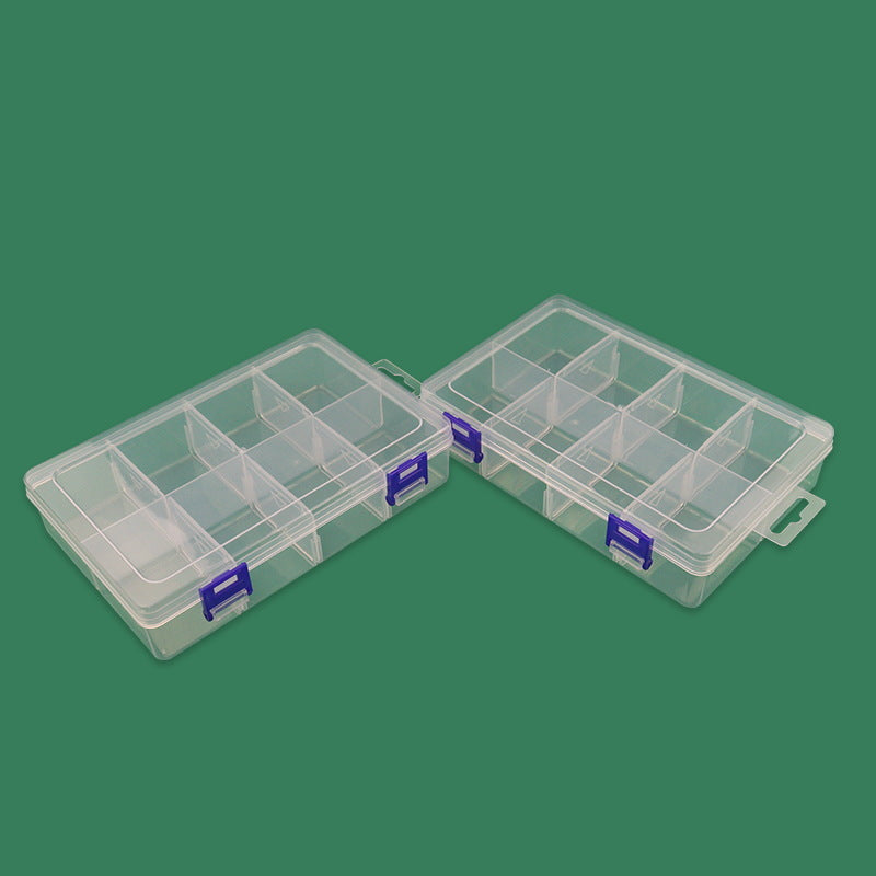 Multi-Compartment Craft Supply Storage Box with Secure Latches Acalora