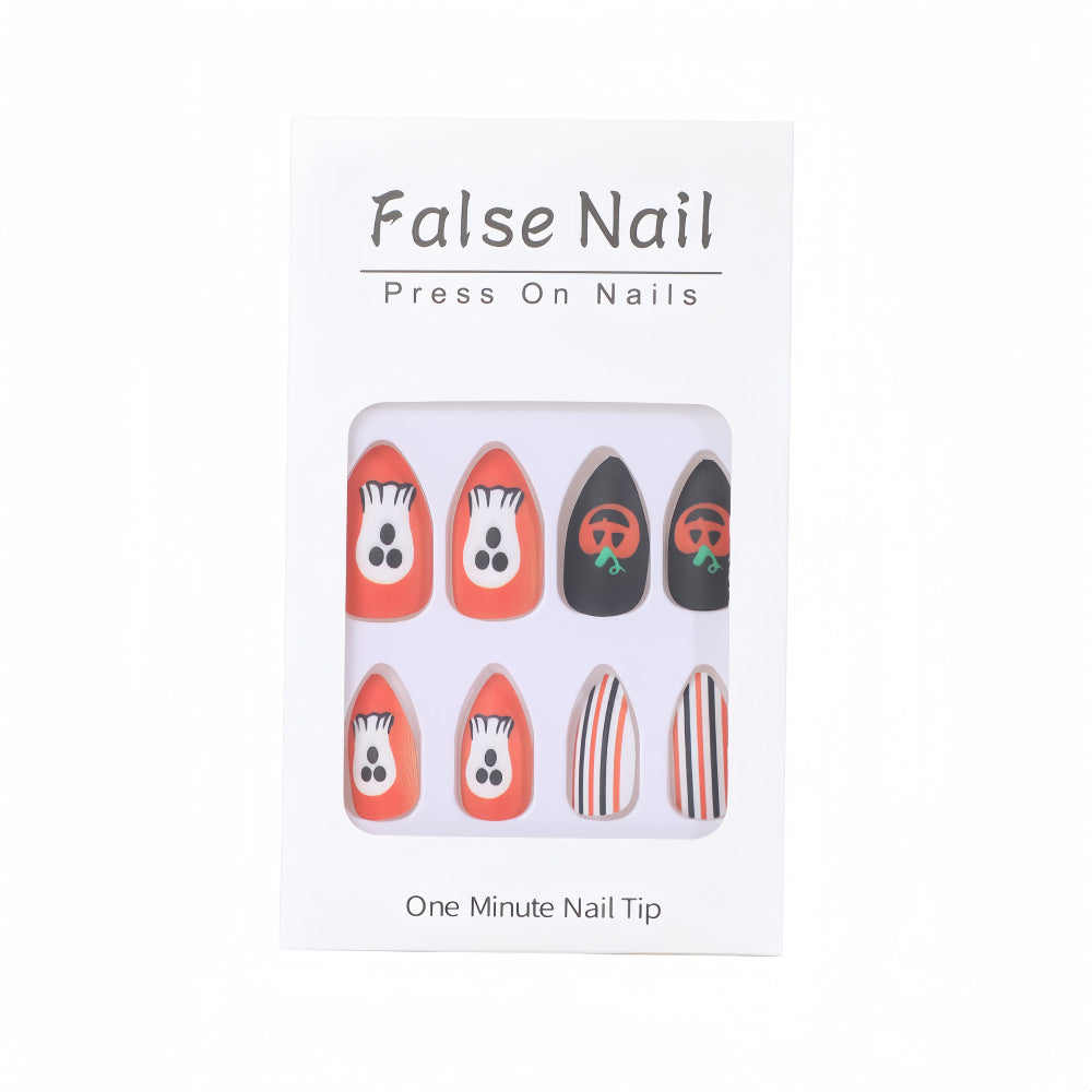 Halloween Theme Artificial Nails Acalora