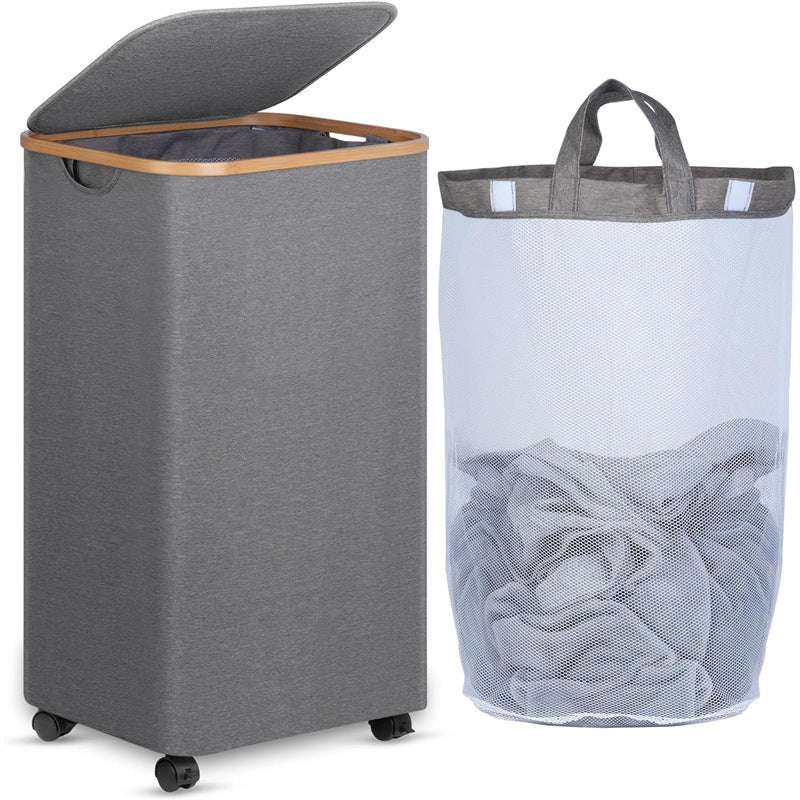 High-quality laundry container with removable inner bag Acalora
