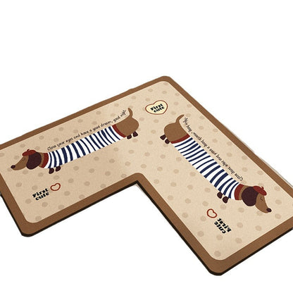 Cute Rabbit Print Bath Mat