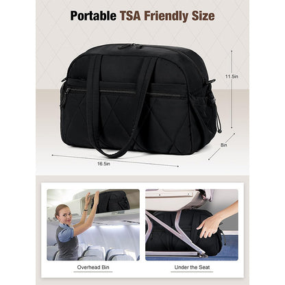 Multi-Functional Quilted Duffle Bag Acalora