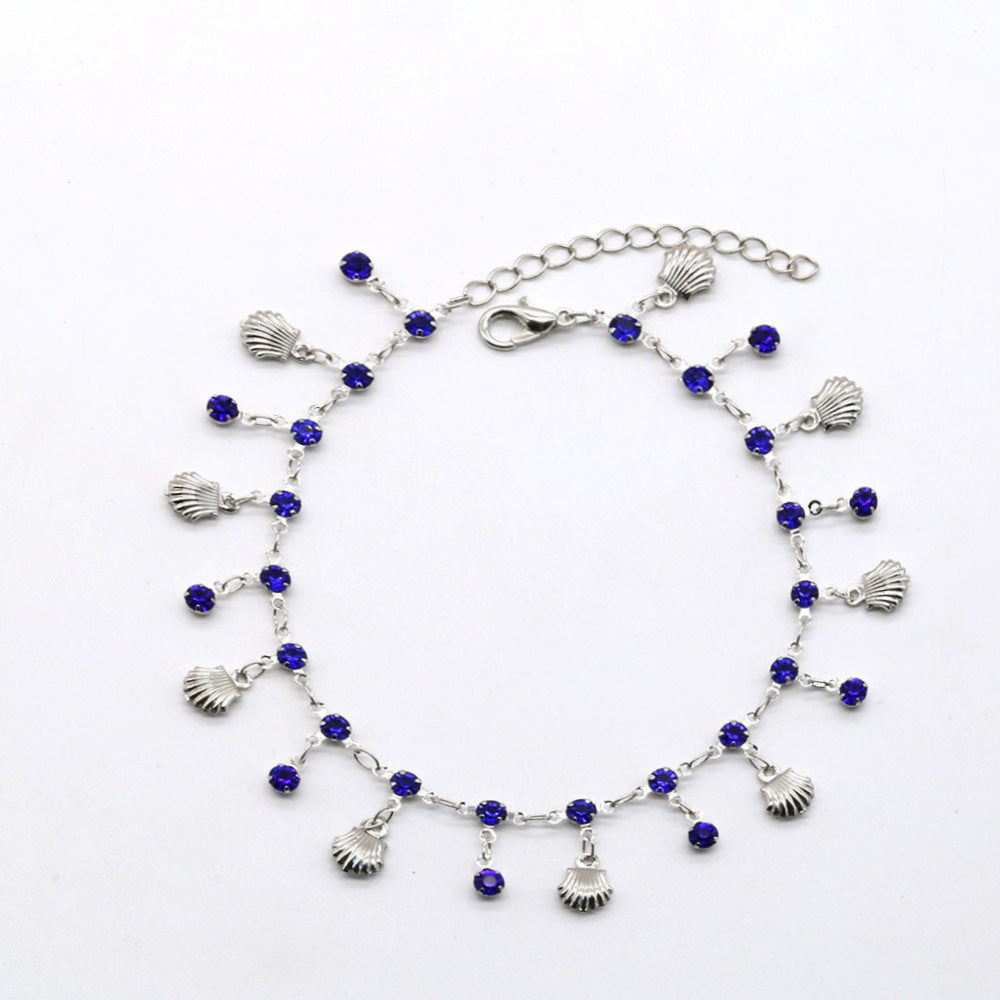 Shell Charm Anklet Acalora