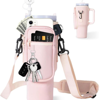 Women Multifunctional Drink Bag with Credit Card Slots Bowlift