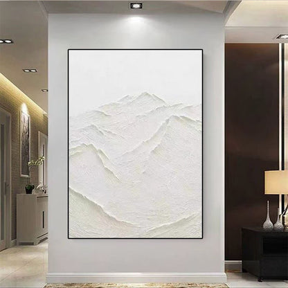 Artistic Textured Mountain Canvas Wall Decor