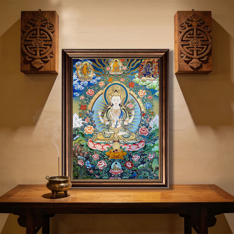 Intricate Religious Canvas Artwork