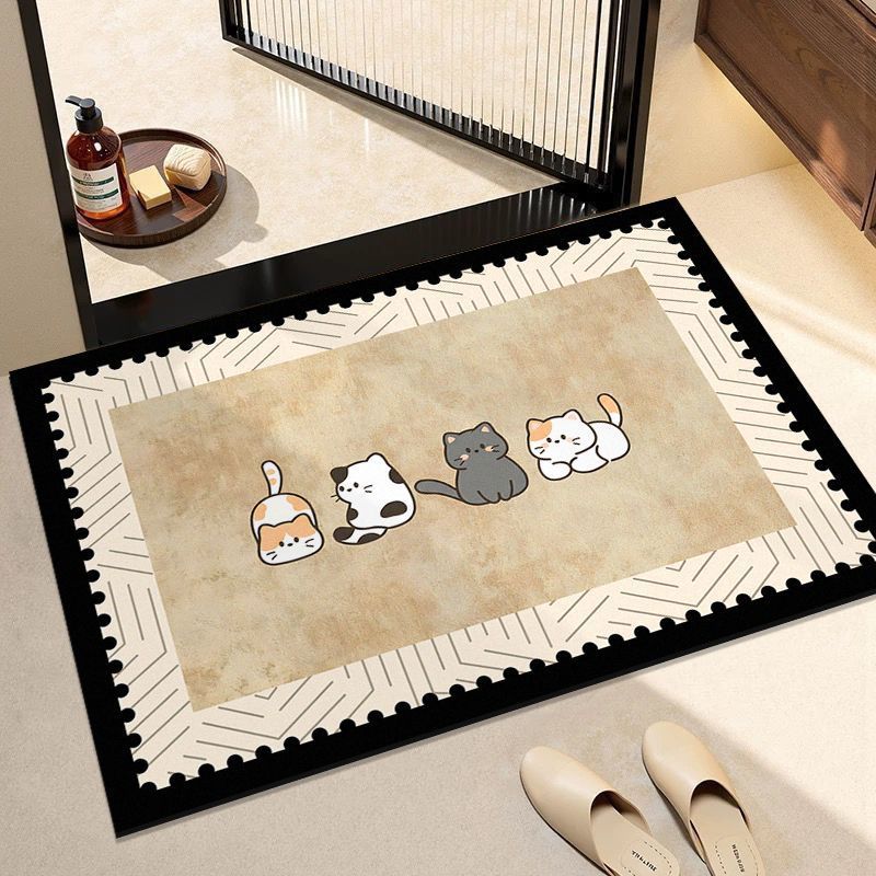 Adorable Dog-Themed Entrance Mat