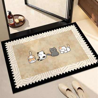 Adorable Dog-Themed Entrance Mat