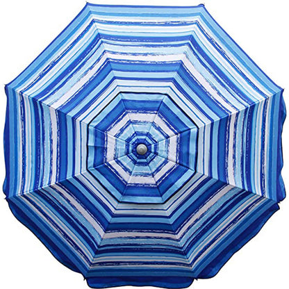 Women's Striped Sunshade with stable ground anchoring Karnz