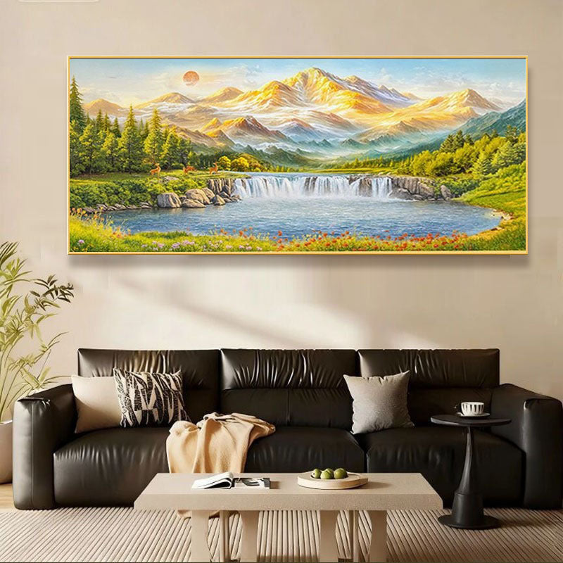 Scenic Mountain Landscape Wall Art