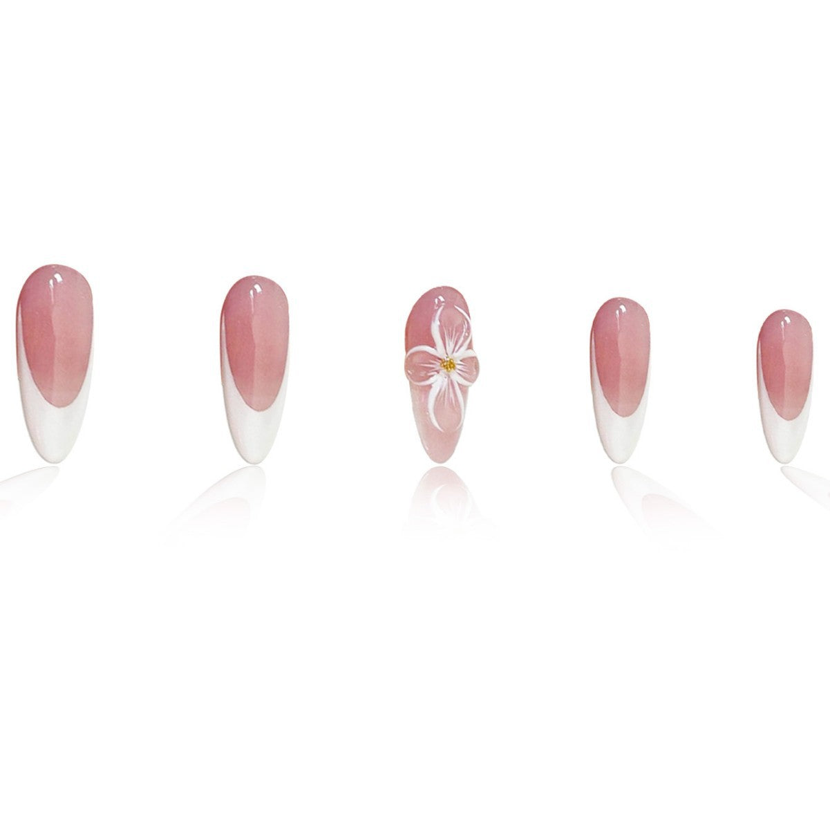 Elegant Artistic Press-On Nail Set Acalora