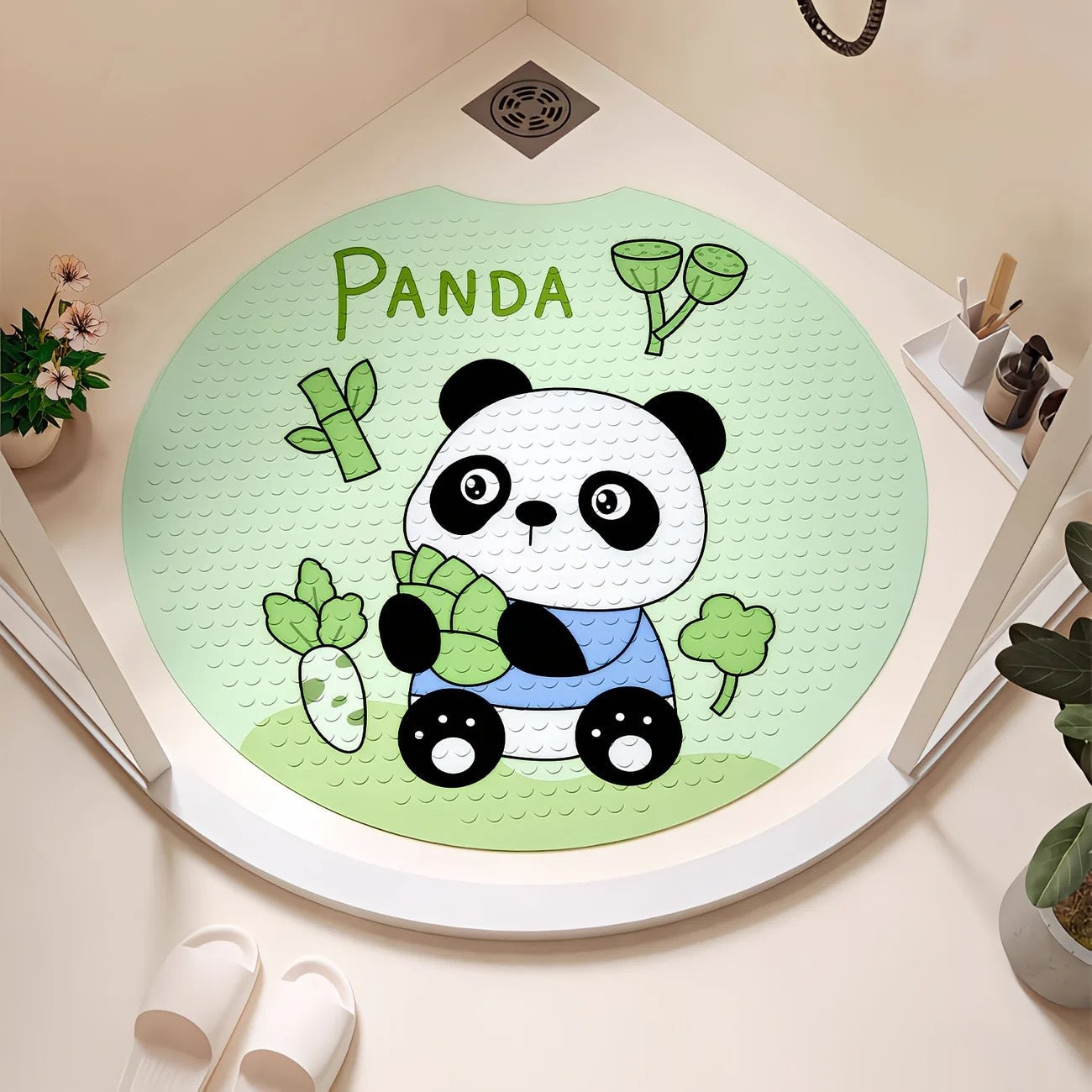 Plush Cartoon Bath Mat