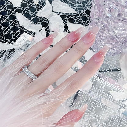 Acrylic nail set with elegant ombre effect Acalora