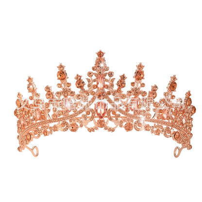 Ladies' Rhinestone Tiara with sparkling gemstone wreath