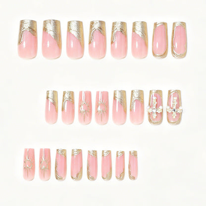 Decorative Long Acrylic Nail Tips Acalora