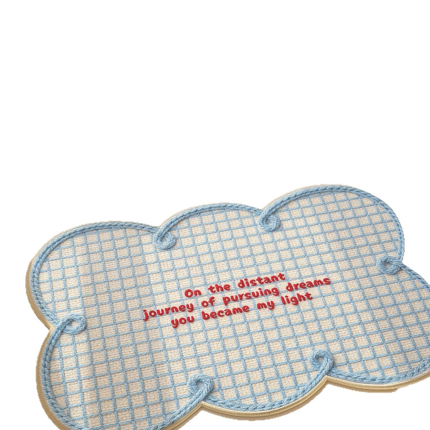 Heart-Patterned Bathroom Mat