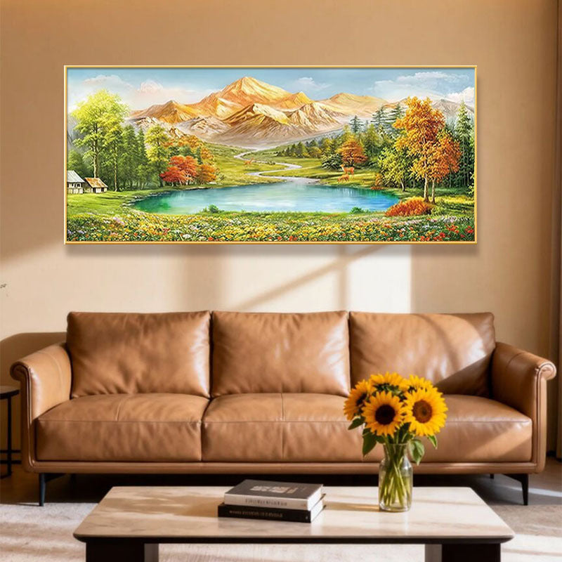 Scenic Mountain Landscape Wall Art