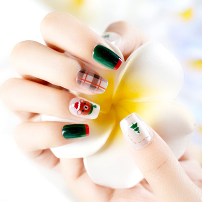 Festive Themed Press-On Nail Set Acalora