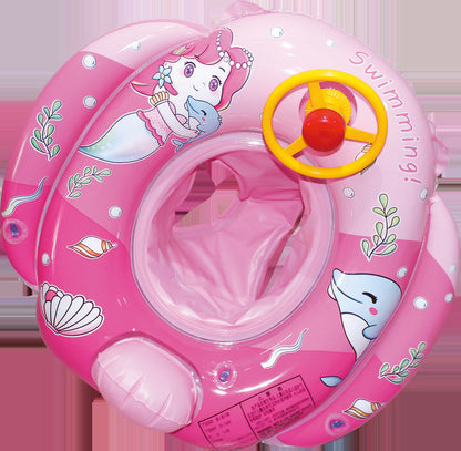 Women's Inflatable Swim Ring with Safety Control Karnz