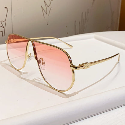 Men's Luxurious Oversized Aviator Sunglasses Bowlift