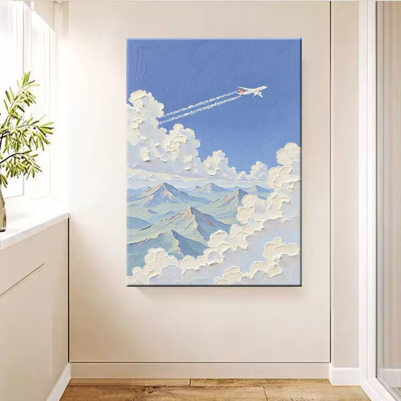 Scenic Sky and Mountain Artwork