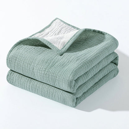 Ultra-Soft Reversible Muslin Throw Blanket