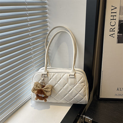 Quilted Faux Leather Handbag Acalora