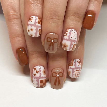 Decorative Press-On Nail Art Kit Acalora
