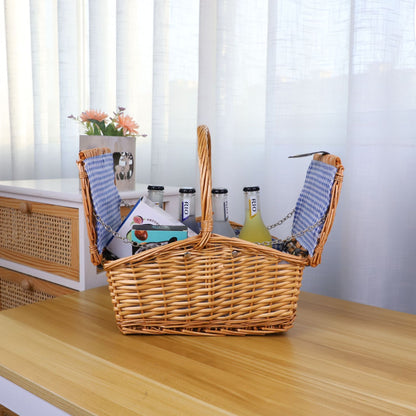 Picnic blanket with waterproof bottom and check pattern Acalora