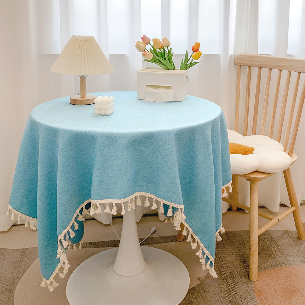 Decorative Tablecloth with Tassels