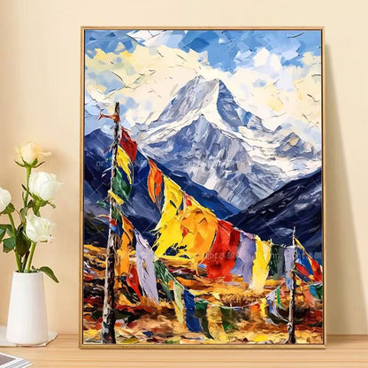 Mountain Landscape Canvas Art Print