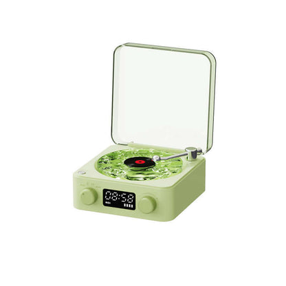 Retro Turntable Speaker Wireless Bluetooth 5.0 Vinyl Record Player Stereo Sound With White Noise RGB Projection Lamp Effect | Kalsten
