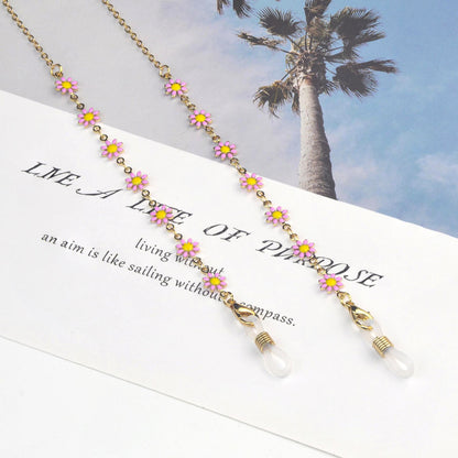 Floral Design Eyewear Chain Acalora