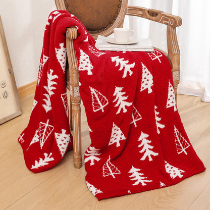 Unisex Cozy Decorative Knit Blanket